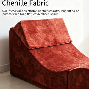 Nuovo Arrivo: Divano Chaise Longue Compresso Sottovuoto, Divano Letto Moderno Retrò in Tessuto, Arredamento Pieghevole per <span class=keywords><strong>Soggiorno</strong></span> in Spazi Ristretti - Product Image 3