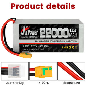 Uscita corrente 22000mah 6s 25c 22.2v stabile batteria Fpv batteria batteria Lipo Fpv per batteria Fpv Lipo Fpv - Product Image 3