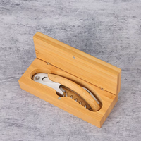 Kit d'accessoires pour bar : tire-bouchon, verseur, bouchon, coupe-cordons, coffret cadeau en bois motif échecs, 4 pièces, ouvre-bouteille, accessoires pour le vin