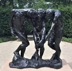 Statue en <span class=keywords><strong>bronze</strong></span> personnalisée Auguste <span class=keywords><strong>Rodin</strong></span> Groupe Trois Tonalités pour l'installation artistique en espace public et la décoration <span class=keywords><strong>de</strong></span> jardin - Product Image 2