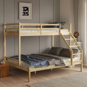 Lits jumeaux en <span class=keywords><strong>bois</strong></span> de style nordique Offre Spéciale pour bébés sur un <span class=keywords><strong>lit</strong></span> superposé en <span class=keywords><strong>bois</strong></span> pour enfants à prix réduit - Product Image 2