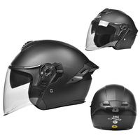 Bestseller Casque de moto modulaire unisexe en ABS, demi-visage, protection de la tête pour adultes, visières doubles, casques AD, vente en gros d'usine