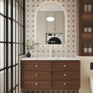 BALOM Contemporary Style Bathroom Cabinet Custom Wood MDF Plywood Melamine Modular Vanity with <b>Smart</b> <b>Mirror</b> OEM - Product Image 4
