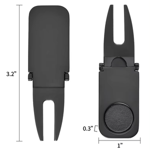 हॉट सेलिंग पेटेंट फैक्टरी थोक थोक अनुकूलित नरम चुंबकीय सिगार धारक गोल्फ डिवोट टूल गोल्फ बॉल मार्कर - Product Image 6