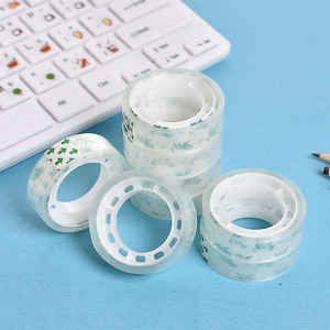 Ruban adhésif transparent de 1,1 cm de large et 10 m de long pour usage au bureau et à l'école avec motif grenouille - Product Image 3