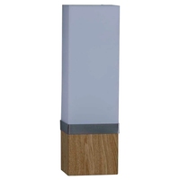 Lámpara de pie contemporánea de tela para habitación Queen, de níquel cepillado, de la colección Comfort Inn Sea Scheme by Choice Hotel