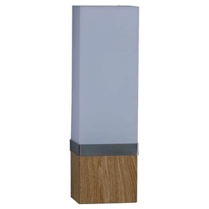 Lámpara de pie contemporánea de tela para habitación Queen, de níquel cepillado, de la colección Comfort Inn Sea Scheme by Choice Hotel - Product Image 5