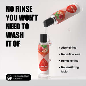 Gel Lubricante para <span class=keywords><strong>Piel</strong></span> Sensible, Fórmula a Base de Agua con Aroma a Fresa, 200 ml, Compatible con la Mayoría de los Tipos de Condones - Product Image 2