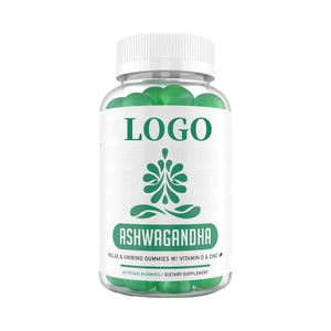 مكملات الأشواغاندا على شكل حلوى من الشركة المصنعة الأصلية/الشركة المصنعة للمعدات الأصلية، مكمل للاسترخاء والهدوء والدعم العاطفي، خالية من الغلوتين - Product Image 1