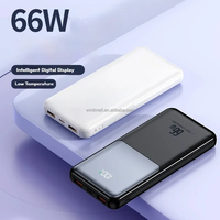 Dernier modèle 22,5W Type C Sortie Super Charge Rapide Powerbank 20000mah Affichage numérique Capacité réelle 20000mah Pd Power Bank