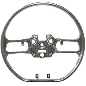 OEM personalizado roda de direção do carro liga de alumínio com capa de couro PU costurada à mão Micro CNC serviço de usinagem para máquinas automotivas - Product Image 1