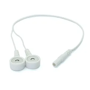 Schneller Preis 2mm Pin auf 3,5mm Snap Tens Lead Wire Adapter Konvertieren für Tens Ems Elektroden kabel TENS Maschine