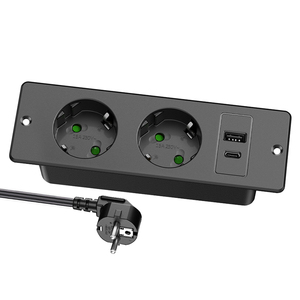 Presa di Corrente a 2 Uscite Standard Europeo, Nascosta nel Piano del Tavolo, per Uso Ospedaliero - Product Image 2