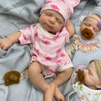 Poupée Reborn Artisanale en Silicone, Sculptée à la Main, Peinte à la Main, Cils Implantés, 16 pouces, Modèle Pascale, pour Thérapie Émotionnelle, Collection d'Art, Jouet