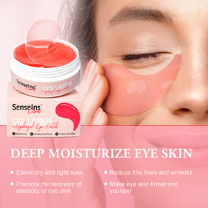 Vente en gros, offre spéciale, produit bio, hydratant et raffermissant, réduit les ridules, élimine les cernes, masque pour les yeux en hydrogel de collagène - Product Image 4