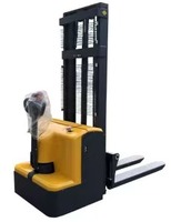 Chariot élévateur électrique au lithium-ion Hitop avec fourches de dimensions 1220x125x50mm pour levage lourd en entrepôt
