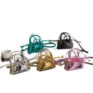 New Arrival <b>Small</b> Shoulder Women Clutch <b>Purses</b> and Handbags Mini Candy PU Leather Shell Clutch - Product Image 3