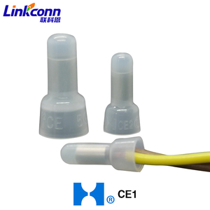 ขั้วต่อสายไฟแบบปิดปลาย CE1สายไฟตัวนำทองแดง PA 66อุปกรณ์ไฟฟ้าภายในบ้านแสงสว่างเครื่องใช้ไฟฟ้าในอุตสาหกรรมหนัก - Product Image 4