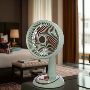 Eco-Friendly Rechargeable Battery-Powered Plastic Ventilation Fans for Outdoor Car Use-Portable Desktop/<b>Table</b> <b>Adjustable</b> Battery - Product Image 4