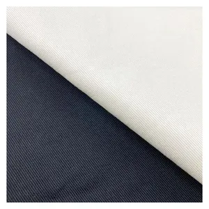 360GSM High Quality Woven Plain Dyed White Black 100% Cotton Twill Fabric For Men Chino Pants