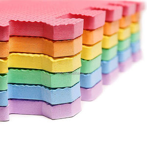 एवा फोम मुलायम बेबी प्ले मैट जिगसॉ फर्श मैट 60x60 सेमी पर्यावरण के अनुकूल विरोधी पर्ची पानी-सबूत शैक्षिक पिकनिक बच्चों की - Product Image 5