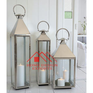 โคมไฟเทียนทำจากไม้และเหล็กสำหรับตกแต่งสวนโคมไฟเทียนสเตนเลสทันสมัย2025ขายดีที่สุด - Product Image 5