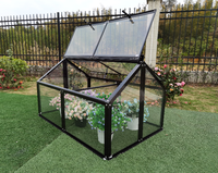 Mini serre extérieure en aluminium, bac de culture en polycarbonate pour plantes, protection des plantes, jardin, fleurs, légumes