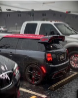 Pour R56F56 Mini Cooper Oiomotors JCW GP3 Style Pare-chocs avant et arrière, ailerons latéraux, grande aileron arrière, aileron de toit, kits de carrosserie