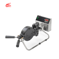 Machine belge 1200W de gaufrier de plaque ronde électrique commerciale professionnelle approuvée par CE