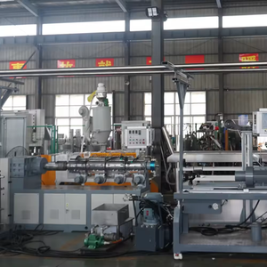 Fournitures industrielles efficaces 300-500 KG/H extrudeuses en plastique à double vis granulation sous-marine parallèle faisant <span class=keywords><strong>Film</strong></span> de pompe de Machine - Product Image 2