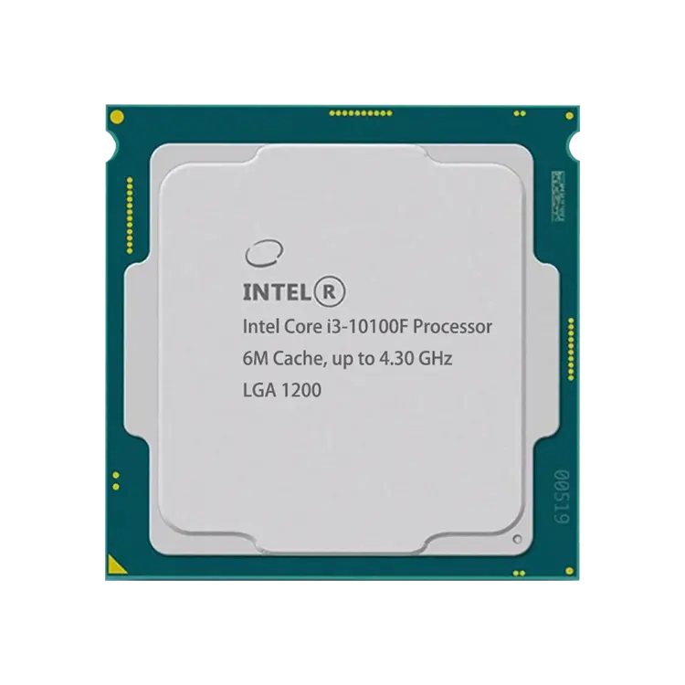 intel core i3 10100f Scattered pieces CPU LGA1200 6mb Cache up to 4.3GHz for DDR4 2666 Comet Lake - S 10th gen processor