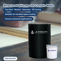 Scellant en silicone neutre JUNBOM pour l'étanchéité des fenêtres et des portes en PVC, fixation structurelle robuste, excellente adhérence