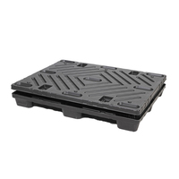 Boîtes de distribution en plastique avec couvercles pour la logistique en gros, conteneurs mobiles en plastique robustes, caisses de stockage sur palettes