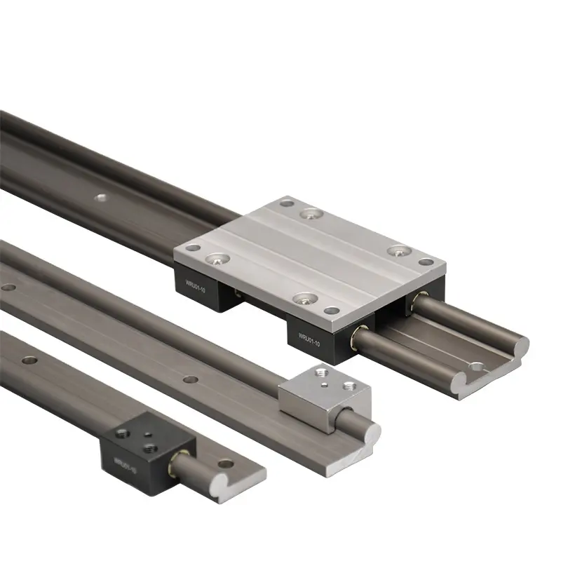 Simple installation Weight saving and no noise maintenance-free WR01 Single round linear guide rails WR01-10-1000