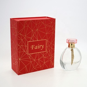 Chai nước hoa dày 50ml dễ thương thiết kế đặc biệt trong suốt hình bầu dục chai nước hoa thủy tinh cho phụ nữ với hộp quà tặng hình dạng cuốn sách - Product Image 4