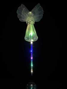 Lampe solaire extérieure multicolore en forme d'<span class=keywords><strong>ange</strong></span>, étanche IP65, légère, à fibres optiques LED, éclairage <span class=keywords><strong>de</strong></span> jardin et <span class=keywords><strong>de</strong></span> pelouse, CRI élevé, garantie 1 an - Product Image 3