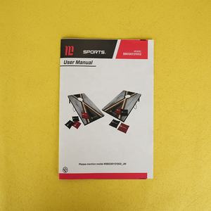 Boîte d'impression sport personnalisé impression manuel d'instructions dépliants brochure installation pliage papier instructions - Product Image 3