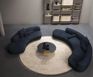 Ensemble de grands canapés <span class=keywords><strong>Piaf</strong></span> en cuir blanc sur mesure pour salon en cuir véritable avec remplissage en éponge pour la maison ou le centre commercial - Product Image 5