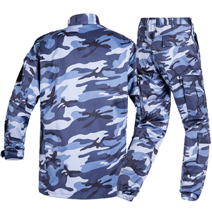 ชุดเครื่องแบบยุทธวิธีของผู้ชายเสื้อแจ็กเก็ตและกางเกงเครื่องแบบโอเชียน Camo ACU ชุดฝึก2ชิ้น - Product Image 6