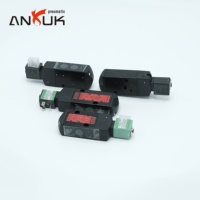 ANRUK 8551G Électrovanne AC110V Filetage M5 3 ports 2 positions Réponse rapide 15 ms pour système de dépoussiérage