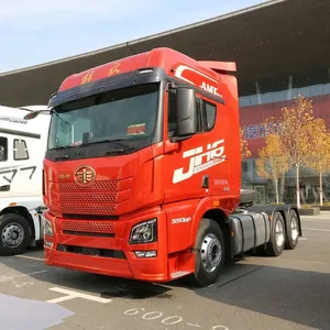 FAW JH6 Euro 4 6 x2r AMT testa 550HP 115 km/h pesanti usato trattore camion per la vendita