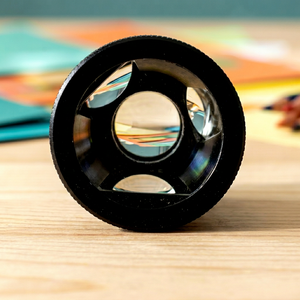 Three Mirror Goniolens Ophthalmic Diagnostic Lens <b>Instrument</b> Set Manual Black Circular Design for Eye Examination Equipment - Product Image 1