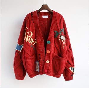<span class=keywords><strong>2023</strong></span> suéter bordado perezoso de <span class=keywords><strong>moda</strong></span> con letras nuevas de Otoño/<span class=keywords><strong>Invierno</strong></span> para <span class=keywords><strong>mujer</strong></span> - Product Image 2