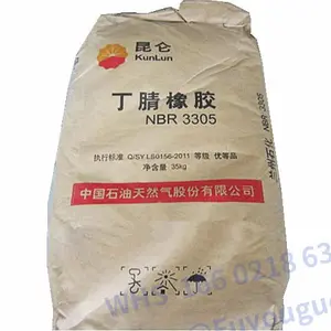 Нефтехимический синтетический каучук NBR 3305E 3305 Lanzhou, маслостойкий Нитриловый сырой каучук nbr 3305E