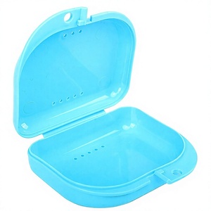 Estuche para Retenedores y Dentaduras Postizas de Polipropileno LA MIERE, Caja Delgada para Alineadores Dentales y Ortodoncia, Hecho en China, Aqual - Product Image 1