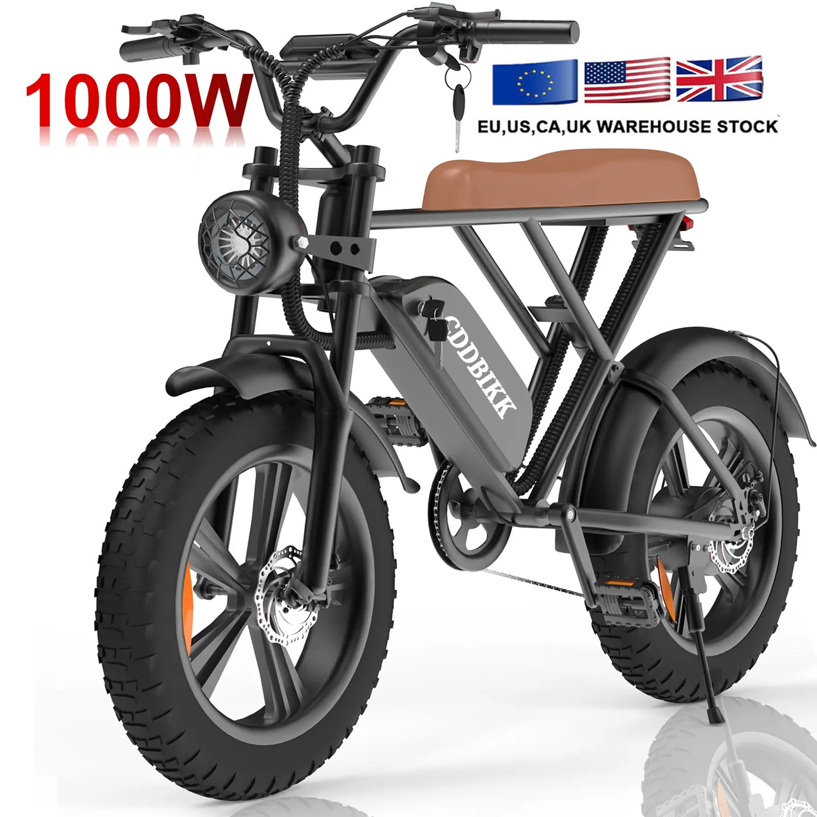 Bicicleta urbana de 7 velocidades para adultos, preço de fábrica, armazém da UE, bicicleta com motor, liga de 1000 watts, 48v, mountain bike elétrica