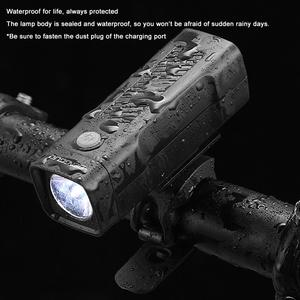 Bright <b>Light</b> T6 LED Front USB Rechargeable MTB Mountain Lamp 100LM Bike Headlight Flashlight Cycling Scooter - Product Image 5