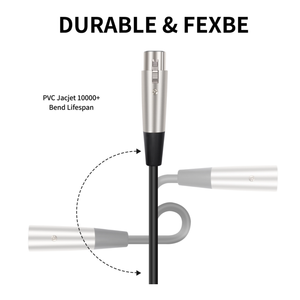 Câble audio blindé XLR 3 broches mâle-femelle avec gaine en PVC pour console de mixage et <span class=keywords><strong>lecteur</strong></span> <span class=keywords><strong>DVD</strong></span> - Product Image 6