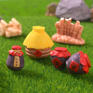 Micro paysage jardinage petits ornements-nouvelle série d'outils <span class=keywords><strong>de</strong></span> ferme <span class=keywords><strong>de</strong></span> simulation artisanat <span class=keywords><strong>en</strong></span> résine écologique-puits d'eau camion grange - Product Image 2