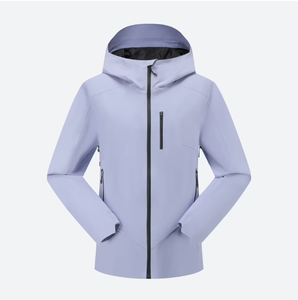 Veste coupe-vent unisexe 3L pour l'extérieur, haute performance, printemps-automne, avec fermeture éclair, coque rigide, coupe-vent, imperméable - Product Image 1